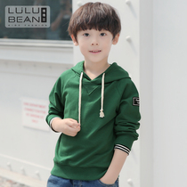 Childrens clothing boys long sleeve sweater 2019 new Korean version of autumn childrens middle-aged childrens coat boys autumn and winter clothes tide