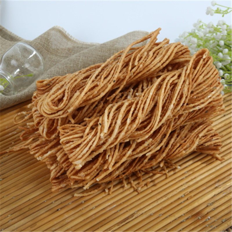 麻油馓子山东特产黑芝麻金丝馓子咸味传统糕点 零食散子馓子200g