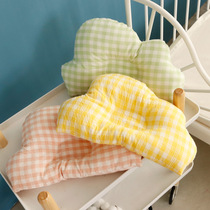 Baby pillow Pure cotton four seasons universal baby pillow Correct partial head newborn styling pillow Cotton pillow breathable