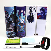 Nezha assassin net red stationery box Fifth personality male and female students Avengers Alliance multi-function pen bag pencil case