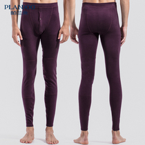 Palanto mens velvet pants warm autumn pants plus knee pads de velvet hair hotline pants high waist leggings autumn and winter warm pants