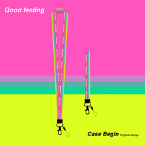 GODFEELING mobile phone lanyard Yue carved cigarette Relx original long short men and women Universal lanyard key hand rope