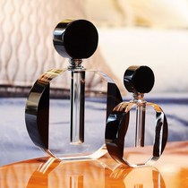 European crystal glass perfume bottle ornaments Model room ornaments Wine cabinet dresser Perfume bottle jewelry ornaments