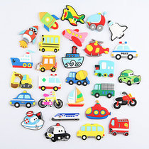 Cartoon young children early teach animal fruit transport tool magnetic magnetic magnetic absorption magnetic magnetic tape
