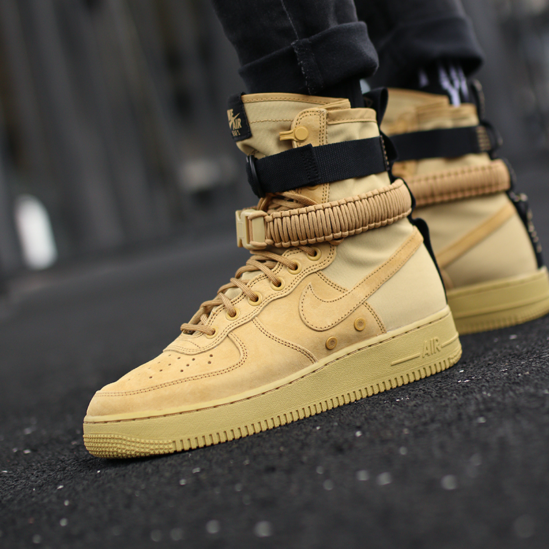 nike sf air force 1 gold