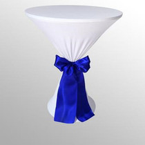 Elastic Round Table Sleeve Cocktail Table Sleeve Bar Table Cover Elastic Table Cloth Will Exhibition Wedding Hotel Qingdecorative Table Cloth Round Table Cover