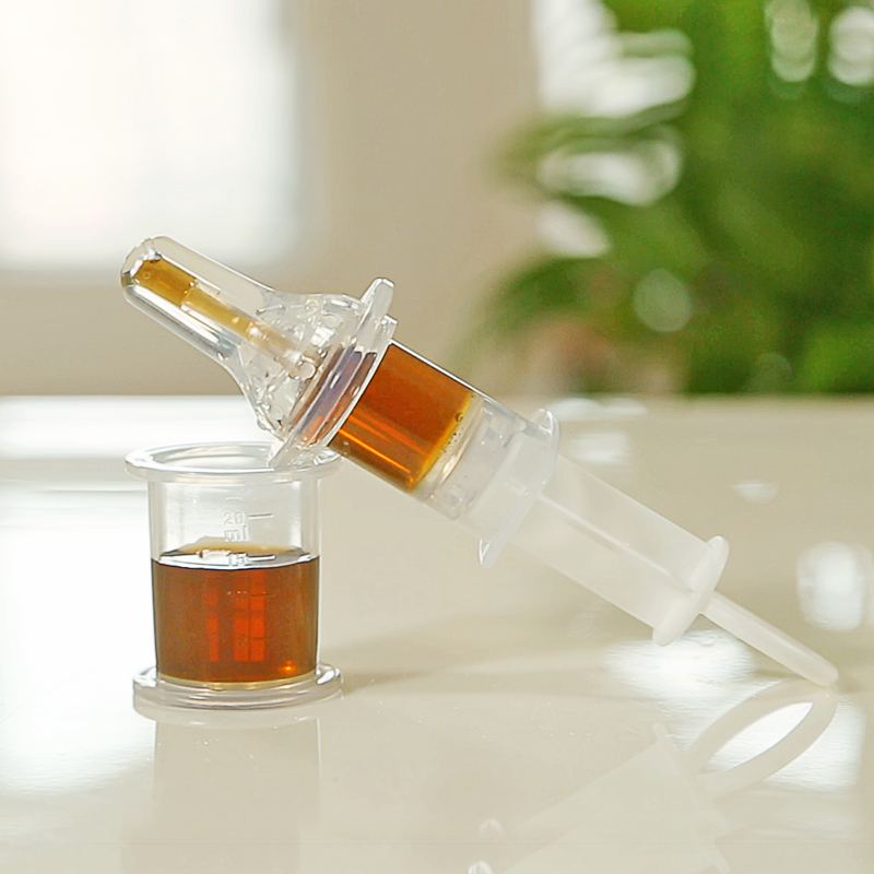 爱因美婴儿针筒喂药器防呛硅胶奶嘴式宝宝儿童喂水器喂奶器带量杯