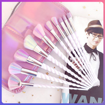 Good-looking high-value girl heart makeup brush set Full set of beauty tools brush makeup brush beginner set of brushes