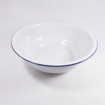 36cm thick white enamel washbasin environmental protection enamel footbath enamel disinfection Basin Experimental enamel basin