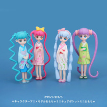 Emulation Cute Over Home Beauty Girl Cartoon Paparazzi Handmade People Puppet Car Microscape Pendulum Toy