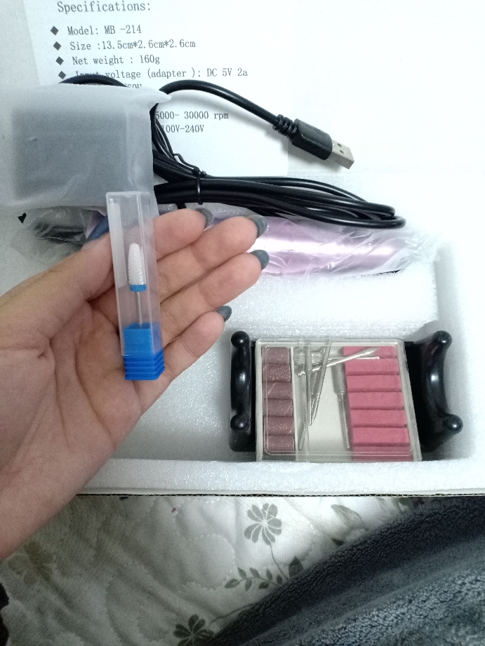 便携式USB型美甲打磨机试用怎么样,它的价格贵不贵,第7张 便携式USB型美甲打磨机试用怎么样,它的价格贵不贵,第7张