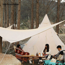 Mountains customer outer canopy tent cotton cloth butterfly-shaped outdoor canopy camping photo portable rainproof and comfortable