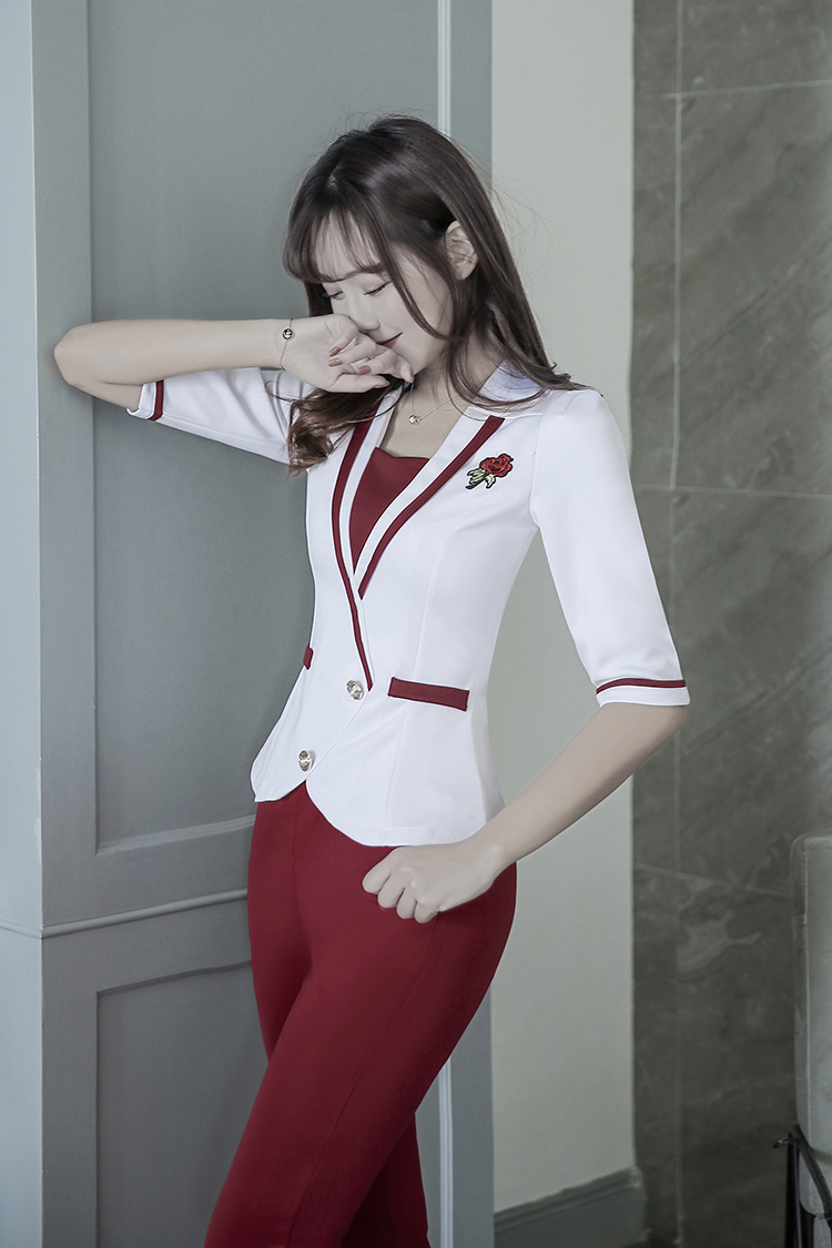 艳如飞足浴技师工作服女性感气质新款ktv足疗按摩养生会所沐足工衣