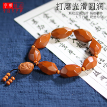 Natural single circle olive core bracelet ten eight-sided string string play Buddha beads hand chain to put a male and female Buddha