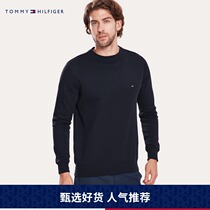 TOMMY HILFIGER MENs FASHION CLASSIC EMBROIDERY LOGO LOGO ROUND NECK SWEATER MW0MW10508