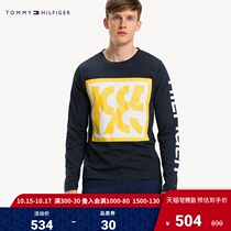 TOMMY HILFIGER Mens Spring and Autumn Long Sleeve T-Shirt-MW0MW08922