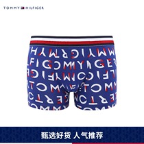Tommy Underwear Men Letter Print Contrast Cotton Comfortable Boxer Panties UM0UM01394