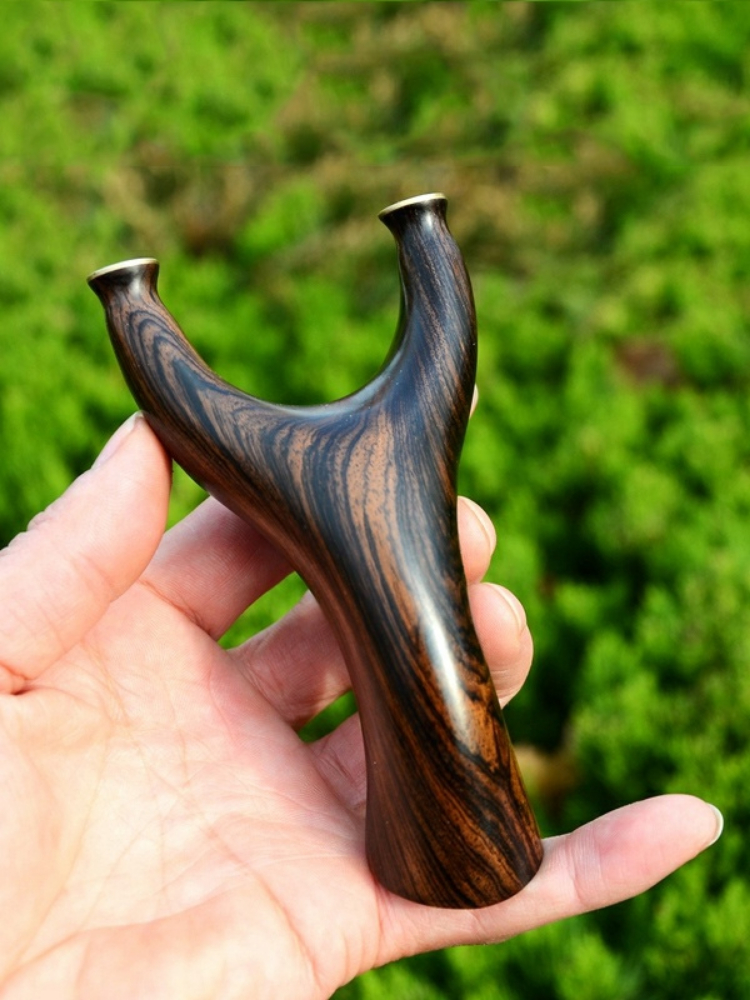 大反曲紫光檀飞虎实木弹弓