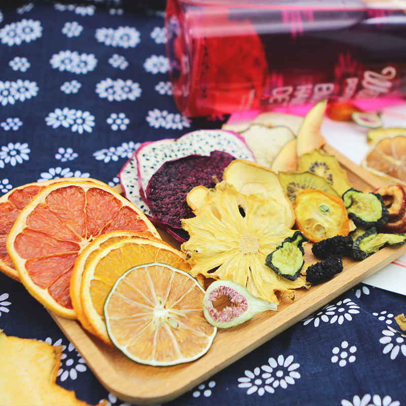 手工水果茶13包水果片茶goddess water冷泡茶果干养生茶包邮送杯