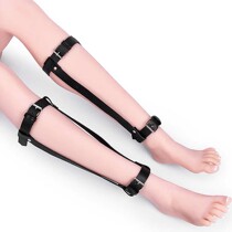 Woman Leather Sexy Roman Style Strap Nightclub Performance Accessories Spice Steam Punk Calf Bondage Strap