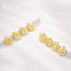 3D hard gold gold antique style small pendant 999 full gold auspicious Fule pendant wishful baby necklace 3D hard gold gold antique style small pendant 999 full gold auspicious Fule pendant wishful baby necklace