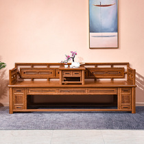 Chicken Wings Wood WOOD BED CHINESE STYLE SOFA COMBINED SOLID WOOD ANTIQUE DOUBLE TATAMI WOOD PRECIOUS WOMAN BED TALAHAN TATAMI HOME