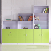 File cabinet wooden office partition cabinet bookshelf panel composition plate storage display cabinet