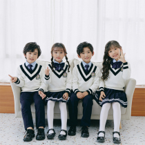 School uniform suit Inlenwind primary school Pupils pure cotton choral acting out of first grade class clothes kindergarten garden clothes for spring and autumn clothes