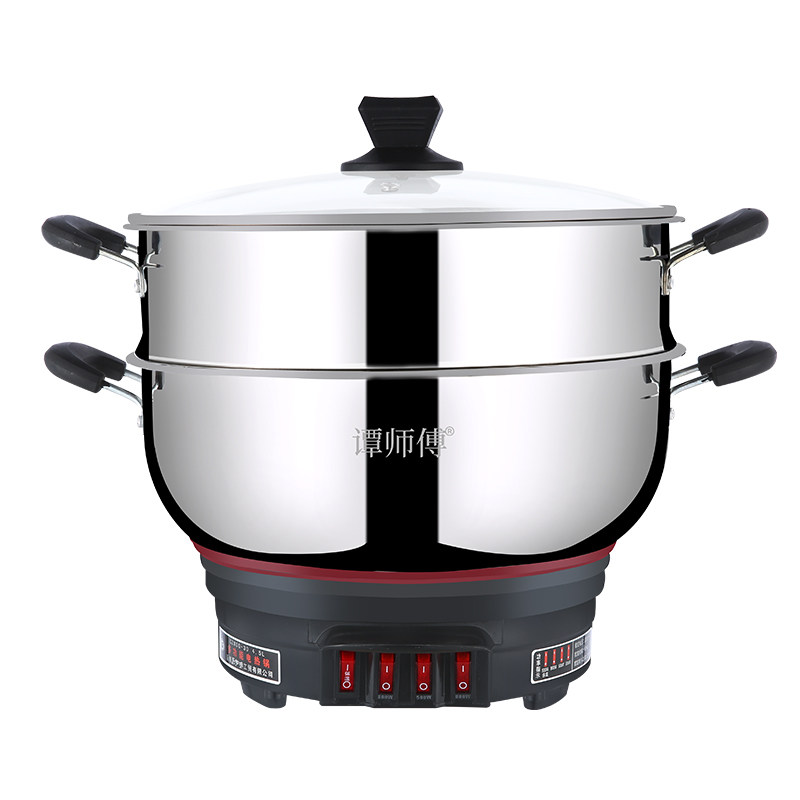 【304不锈钢】电锅多功能家用一体锅