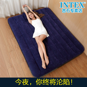 INTEX气垫床双人充气床垫单人床男折叠床家用双人户外空冲气床垫