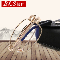 High-definition radiation-proof and anti-blue light reading glasses for men and women folding fashion and comfortable ultra-lightweight portable farsighted reading glasses