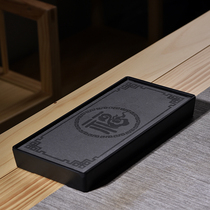 Tea tray home Japanese style simple small black gold stone Tea Kung Fu convenient tea tray set automatic dry bubble small tea table