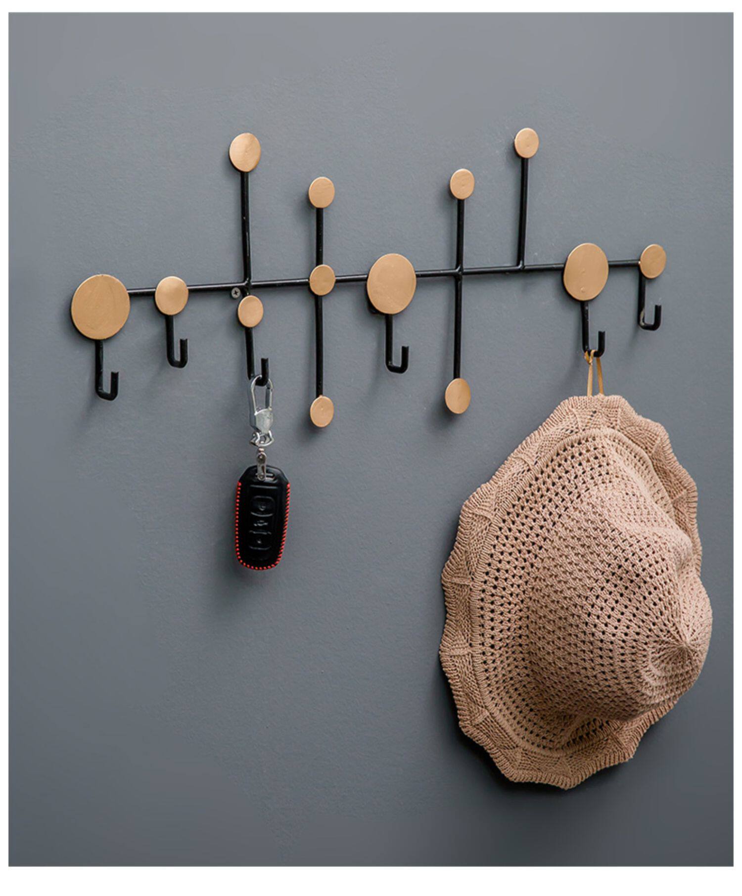 铁艺挂钩试衣间挂衣架壁挂墙壁玄关进门衣服挂钩门后创意挂衣钩