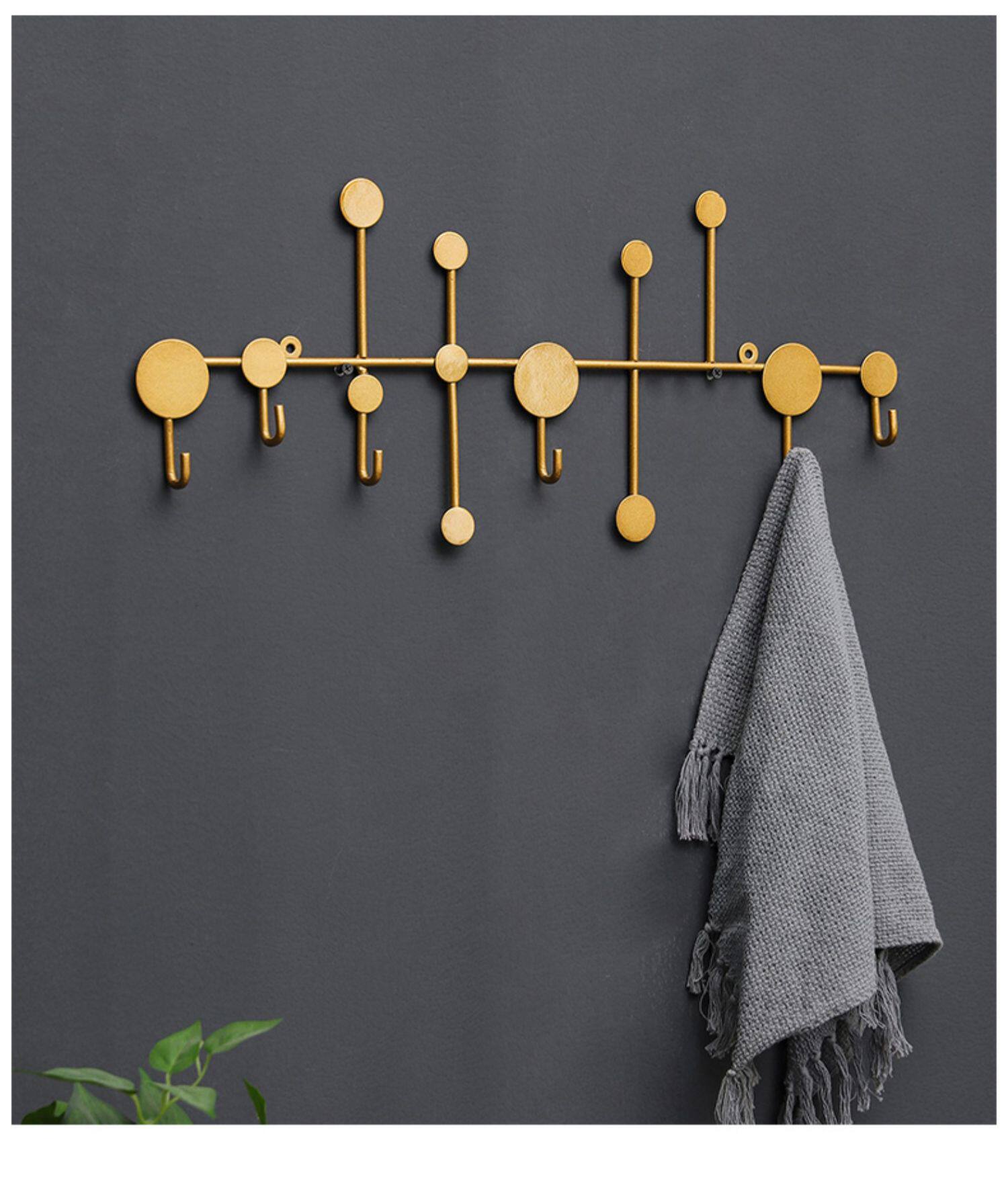 铁艺挂钩试衣间挂衣架壁挂墙壁玄关进门衣服挂钩门后创意挂衣钩