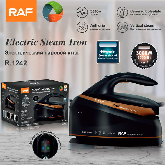 RAF European regulatory cross -border pressure steam electric iron hanging bottle -type commercial household hanging hot machine high -power scalding
RAF European regulatory cross -border pressure steam electric iron hanging bottle -type commercial household hanging hot machine high -power scalding