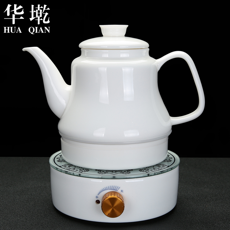 China Qian boiling tea electric TaoLu ceramic tea ware has large heat - resistant glass tea pot small induction cooker furnace tea sets