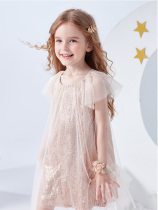 Girl Dress Princess Dress Princess Dresses New Children Summer Sequel Dress Birthday Foreign Air Little Girl Yarn Dress Summer Dress