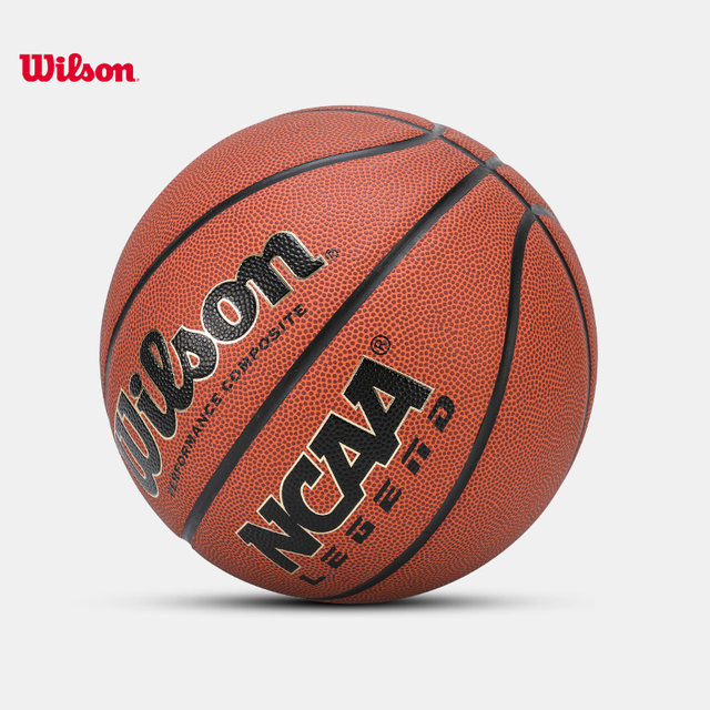 Wilson Wilson ທີ່ແທ້ຈິງ NCAA ການແຂ່ງຂັນມືອາຊີບຕົວຈິງໃນລົ່ມແລະກາງແຈ້ງມາດຕະຖານສາກົນເລກ 7 PU ບານກາງແຈ້ງ