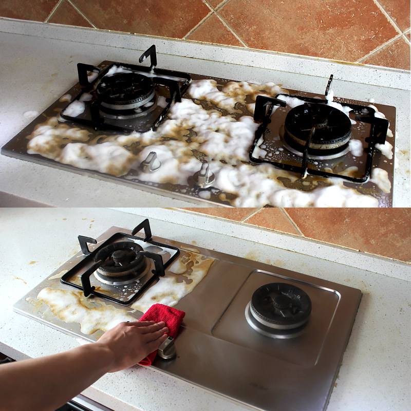 尚天然2瓶装油烟机清洗剂泡沫家用厨房强力油污净清洁剂重油除垢_折22