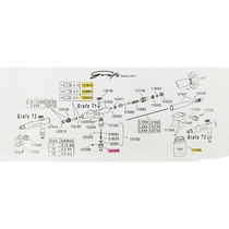 German Hansa HarderSteenbeck GRAFO series airbrush spare parts ②