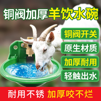 China animal sheep drinking water fountain drinking bowl Copper valve head thickened engineering plastic sheep feeding water automatic drinking bowl Amniotic fluid bowl