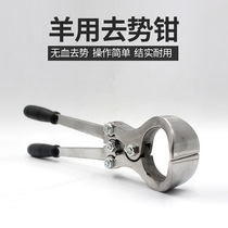 Huaju cattle and sheep castration pliers Ram bloodless stainless steel castration pliers fanning sheep pliers Castrating sheep pliers Sheep equipment and equipment