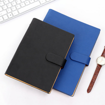 A5 business notepad B5 Grid Diary custom loose-leaf book thick office notebook can print logo removable loose-leaf paper binder grid dot horizontal line three kinds of inner pages