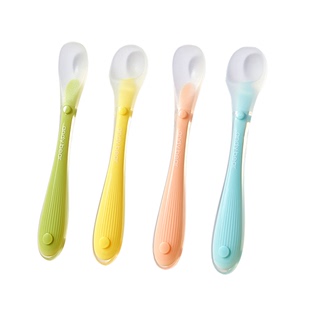宝宝硅胶勺子新生婴儿专用喂水小勺子儿童餐具吃饭辅食勺硅胶软勺