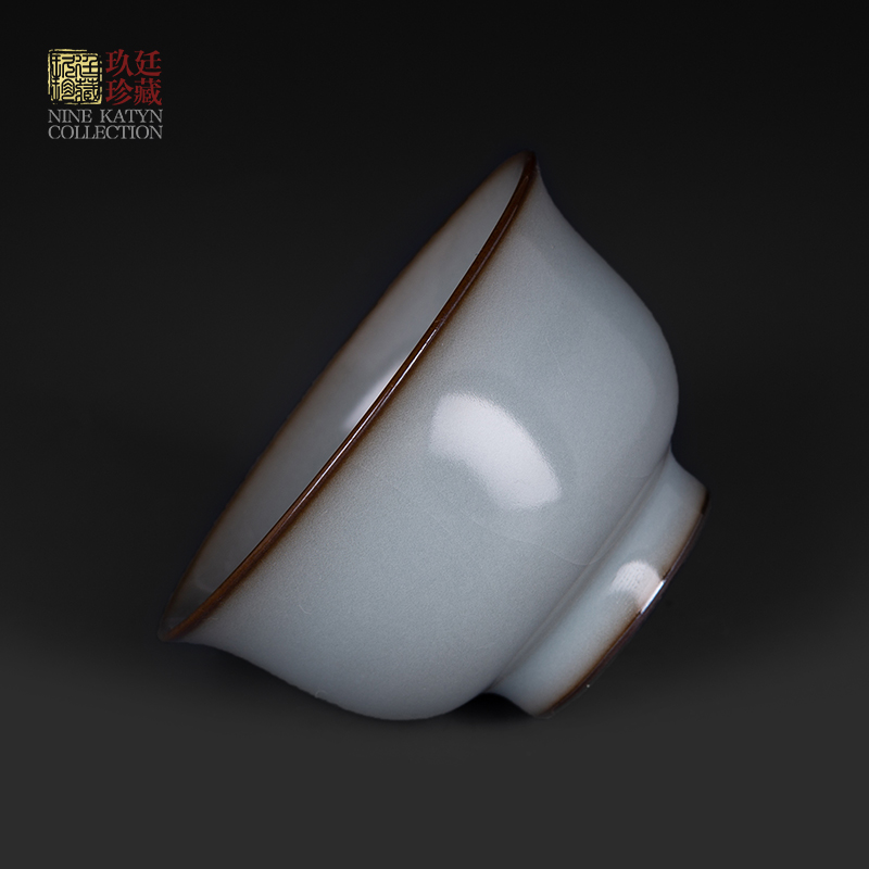 Nine at jingdezhen ceramic cups kung fu master cup single cup bowl on up tea set a single sample tea cup