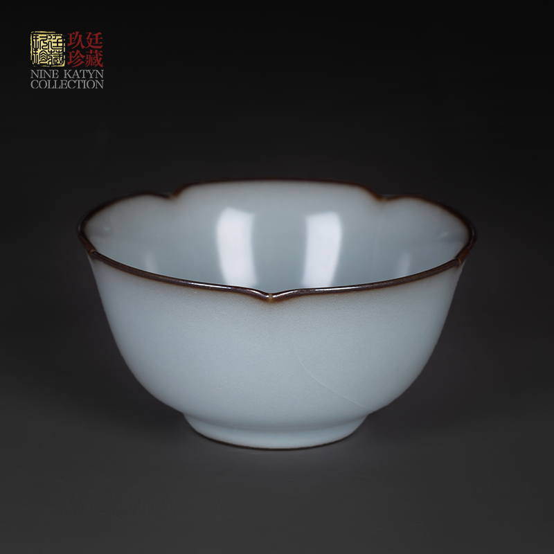 Nine at hand, jingdezhen ceramic up kwai masters cup expressions using kung fu tea tea sample tea cup individual, single CPU