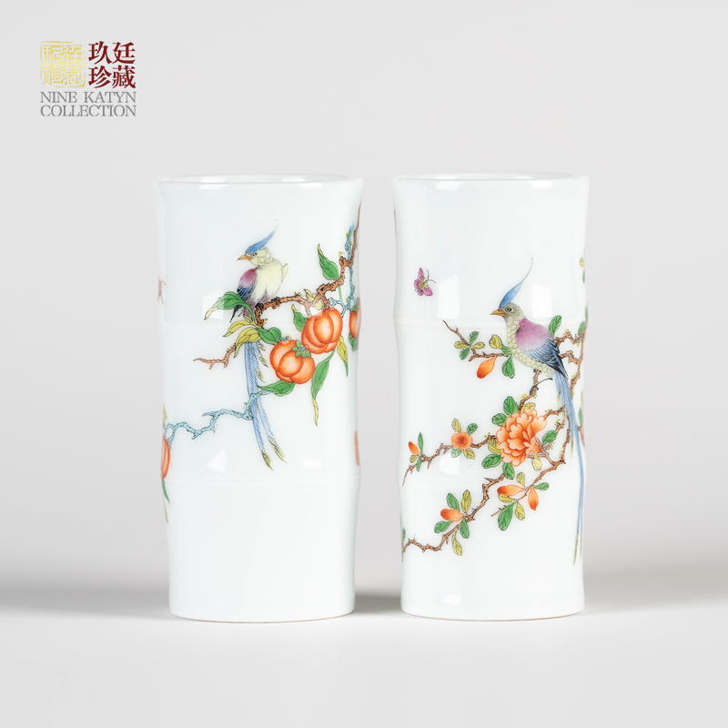 Nine at jingdezhen manual painting of flowers and fragrance - smelling cup hand - made the master sample tea cup cup kung fu tea tea cups