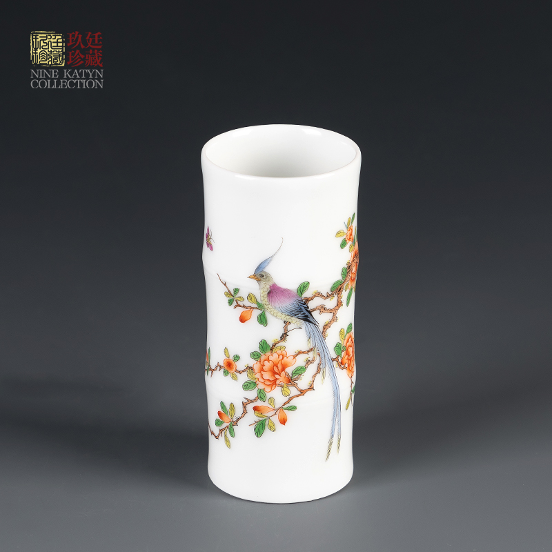 Nine at jingdezhen manual painting of flowers and fragrance - smelling cup hand - made the master sample tea cup cup kung fu tea tea cups