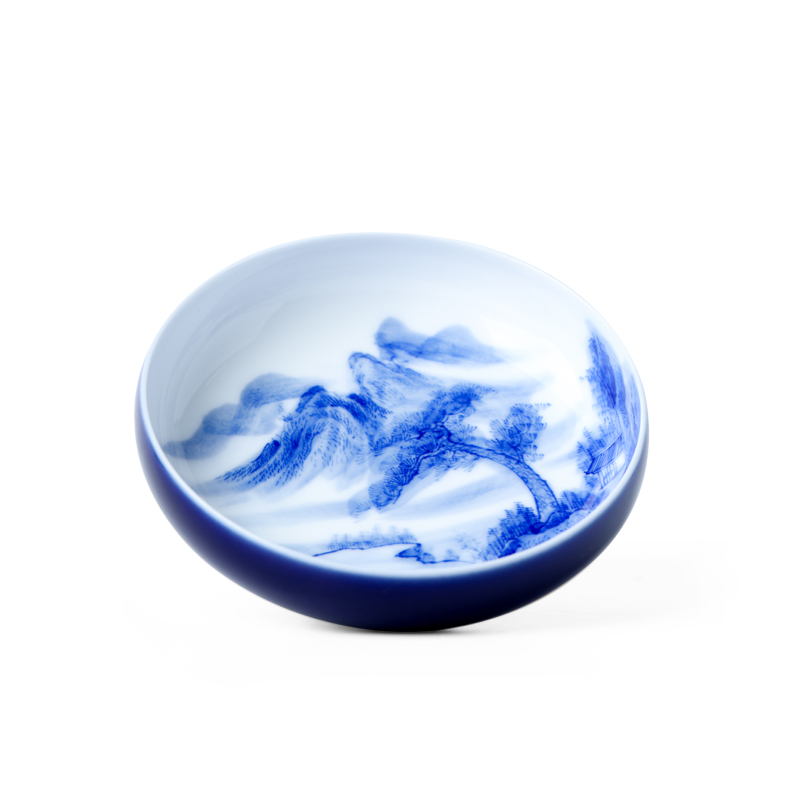 About Nine katyn ji blue glaze and checking ceramic sample tea cup jingdezhen porcelain cups kung fu tea cup master list