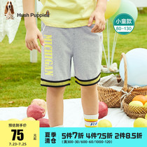 Leisure walk childrens clothing boys shorts 2021 summer new light breathable pants pure cotton childrens childrens five-point pants